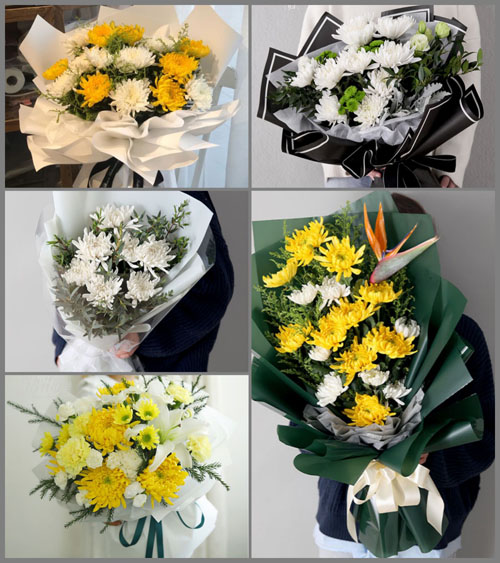 浙江省金华义乌市赤岸镇白事花束代送